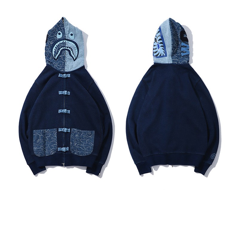 Bape Hoodie Blue M~2XL B15XC6333